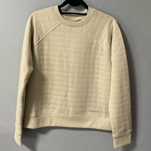 NWT Marmot Roice Quilted Knit PulloverCrew Sweatshirt. Size Large